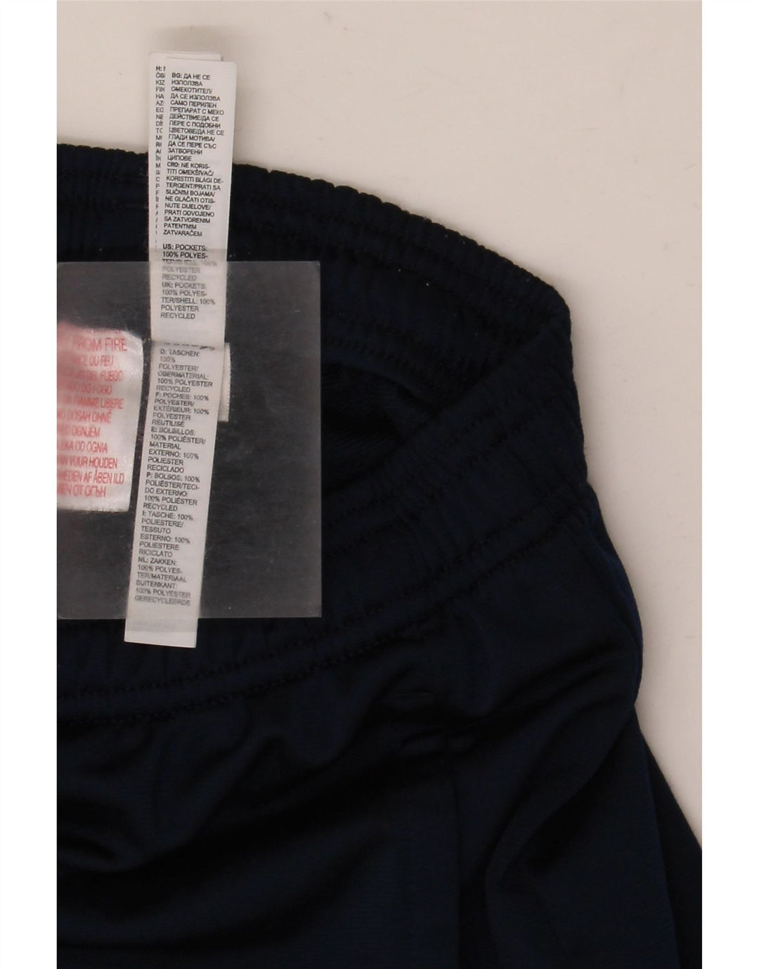 Adidas Drenge Træningsdragt Bukser Joggers 11-12 År Marineblå Polyester