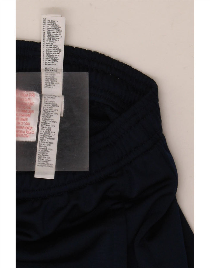 Adidas Drenge Træningsdragt Bukser Joggers 11-12 År Marineblå Polyester