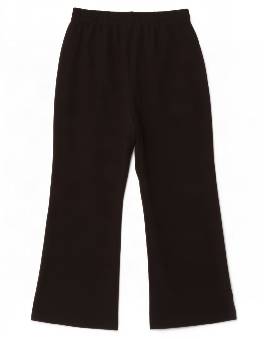 Zara Dame Bootcut Cropped Trousers Medium W28 L24 Sort