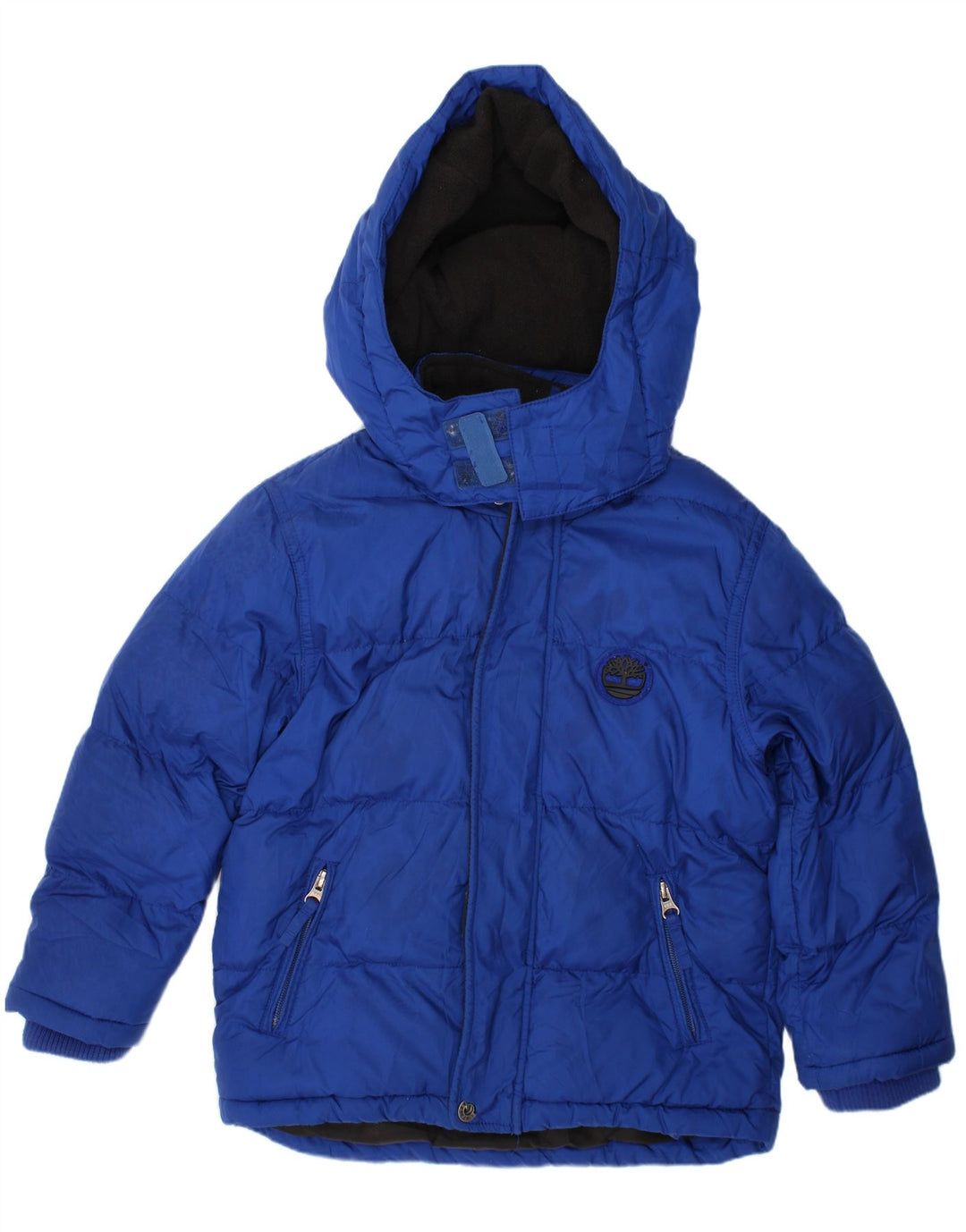 TIMBERLAND hættejakke til drenge 5-6 år blå polyester