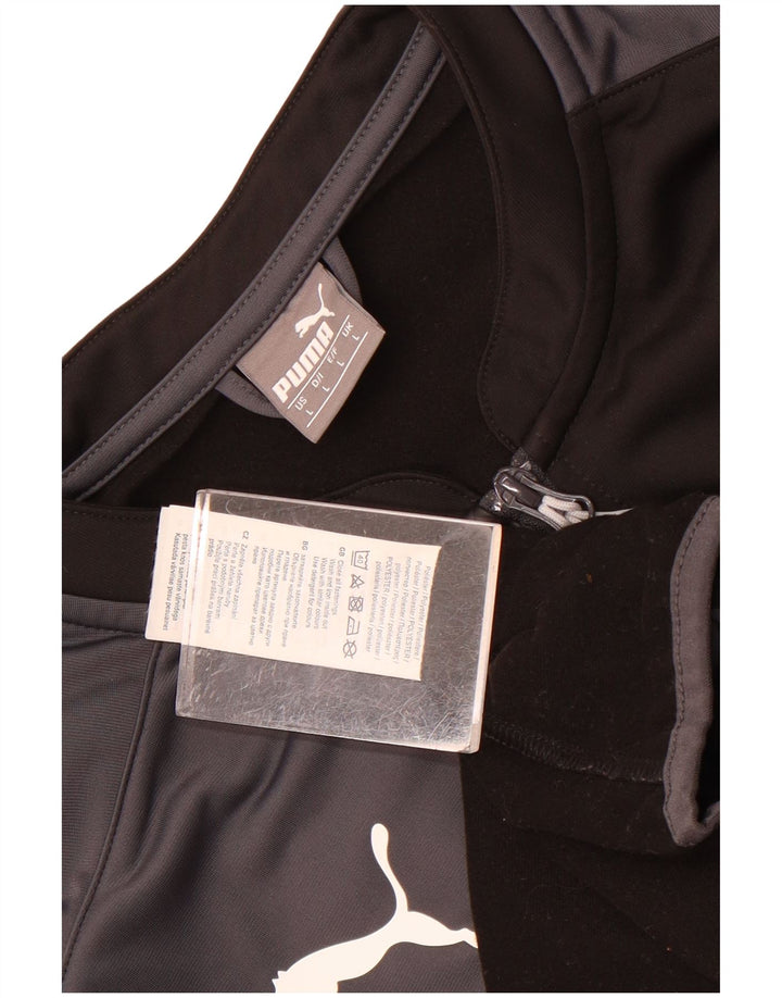 Puma Træningsdragt Topjakke til mænd Stor Sort Colourblock Polyester