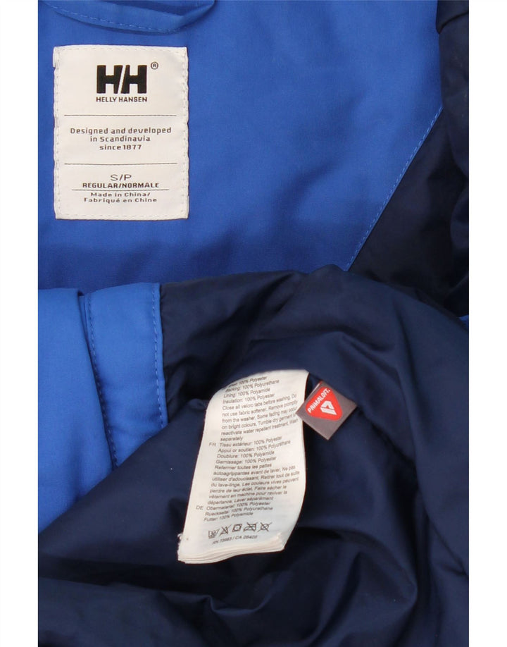 HELLY HANSEN Herre Regular Fit Hooded Windbreaker Jacket UK 36 Small Blue