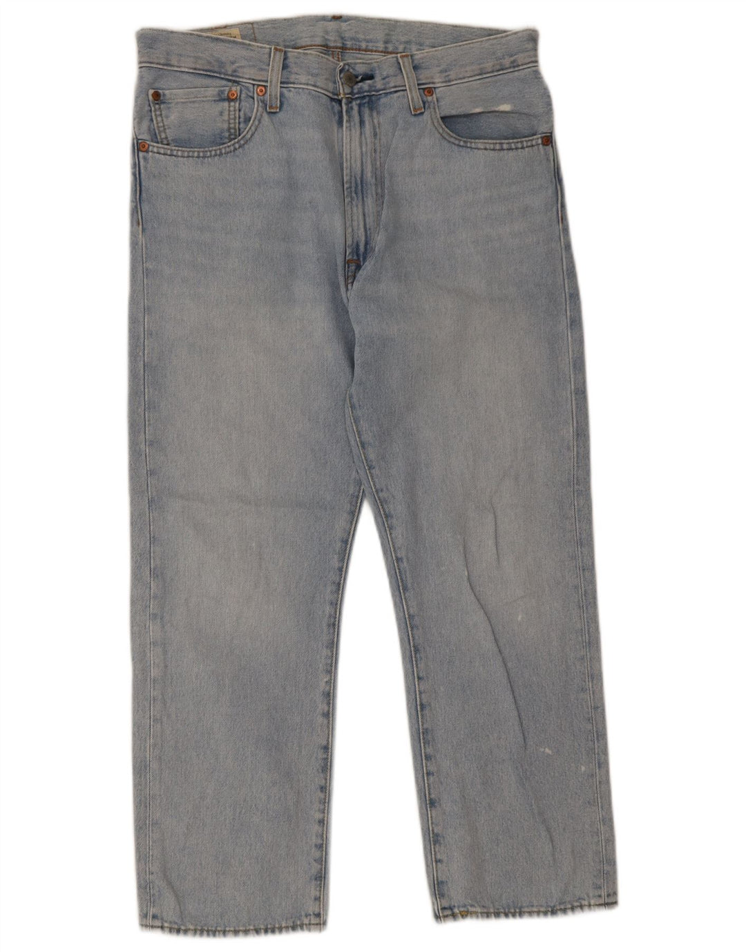 Levi's Herre 551 Straight Jeans W32 L28 Blå Bomuld