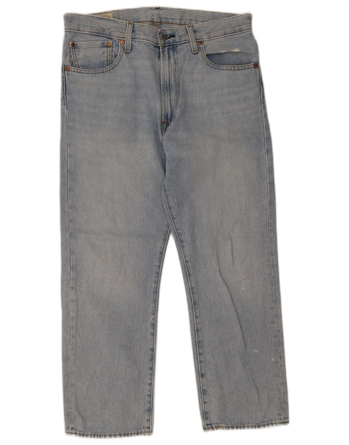 Levi's Herre 551 Straight Jeans W32 L28 Blå Bomuld