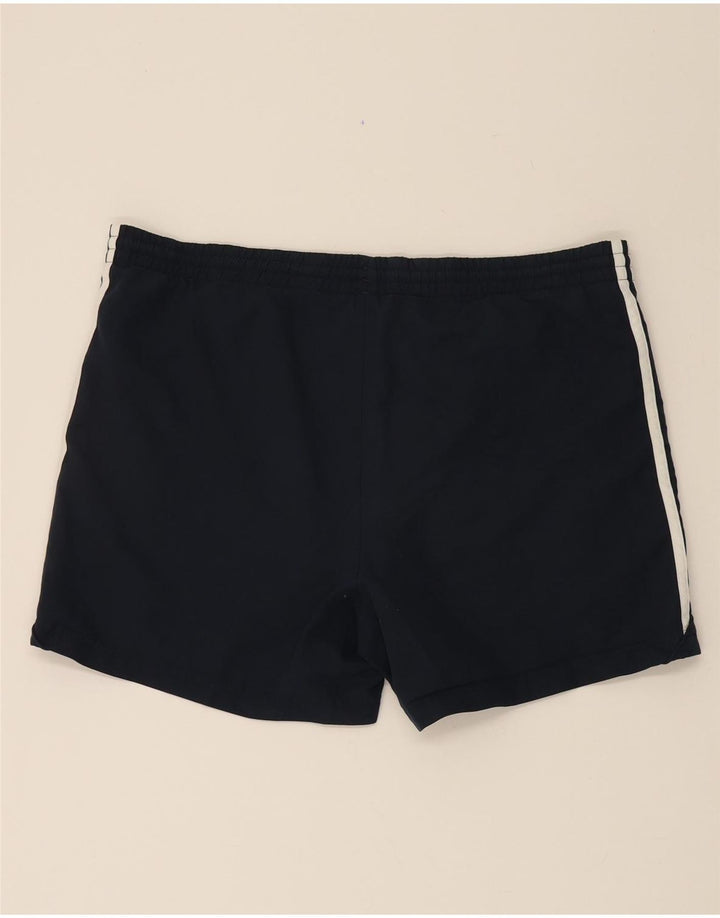 ADIDAS Mens Sport Shorts Medium  Navy Blue Polyester Vintage Adidas and Second-Hand Adidas from Messina Hembry 