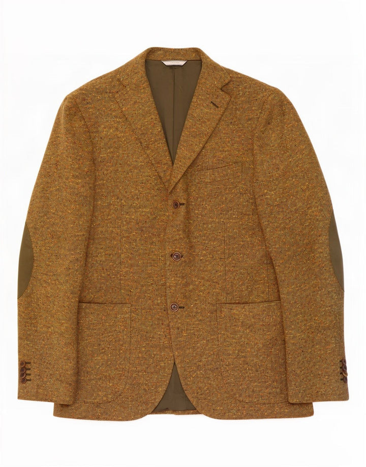 Essential Herre 3-knaps blazerjakke IT 50 Large Khaki Flecked