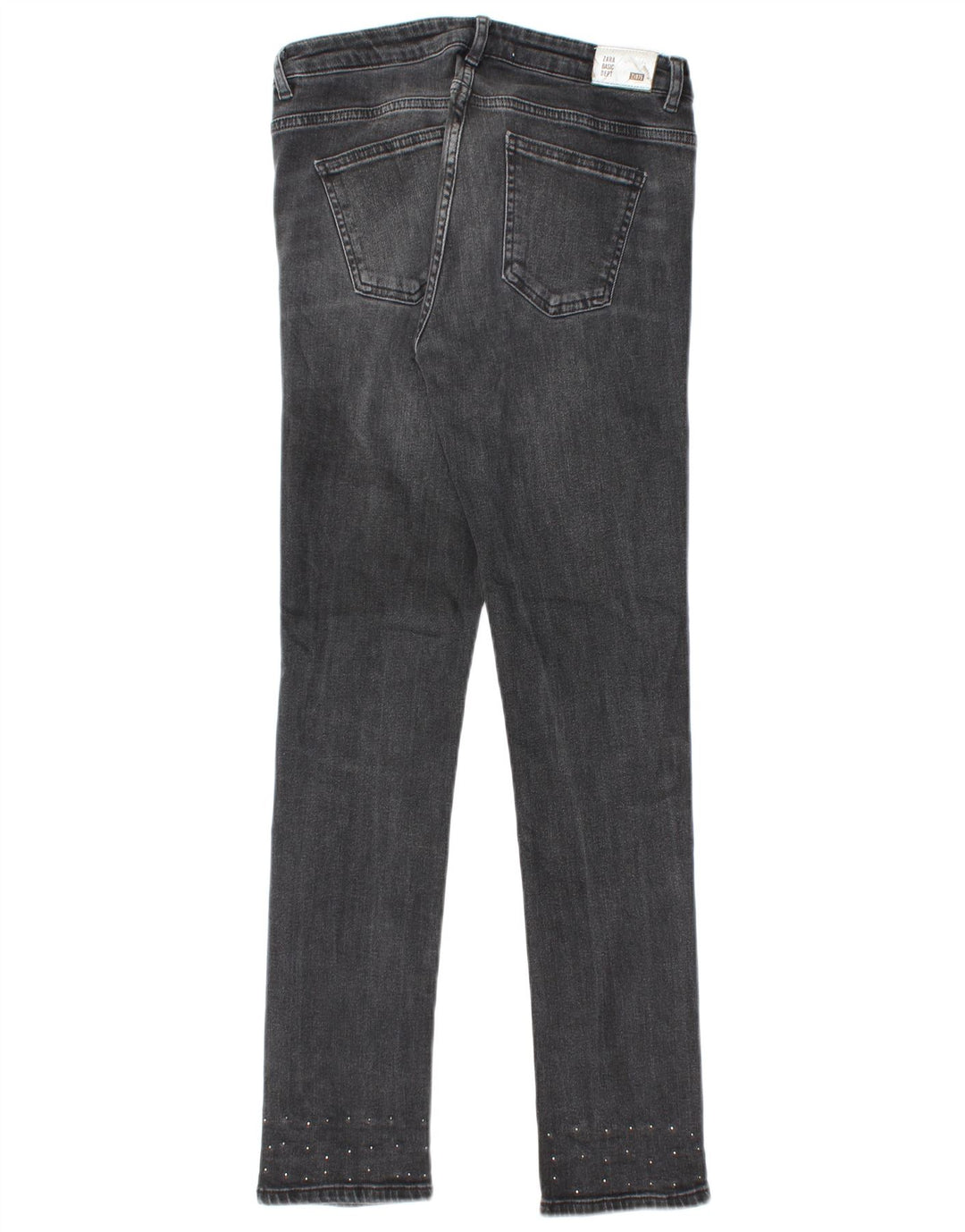Zara Dame Slim Jeans EU 40 Medium W30 L30 Grå