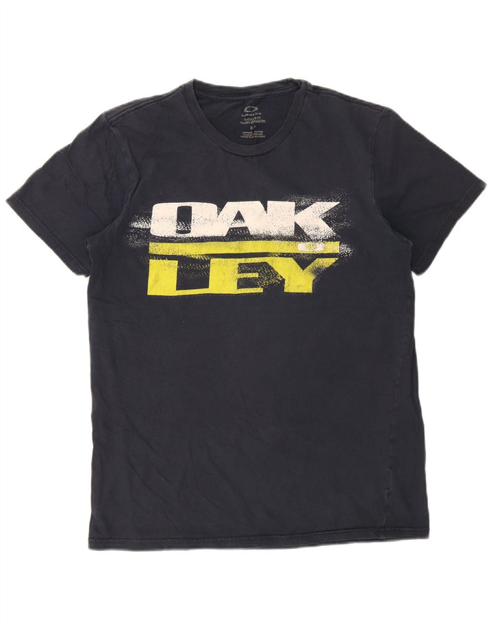 Oakley Herre grafisk T-shirt top lille marineblå