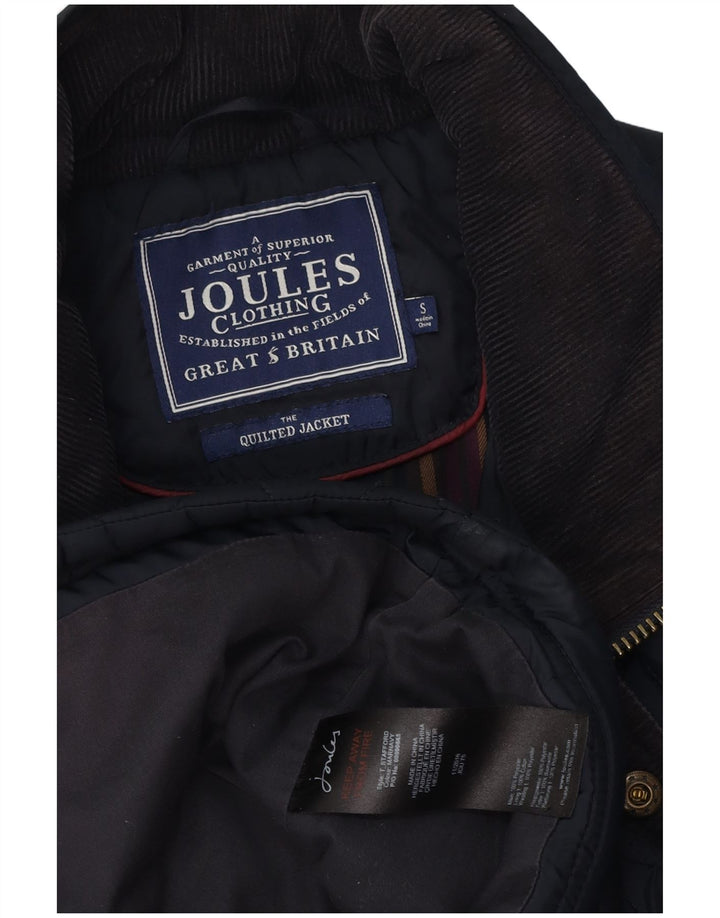 JOULES Herre quiltet jakke UK 36 Small Navy Blue Polyester