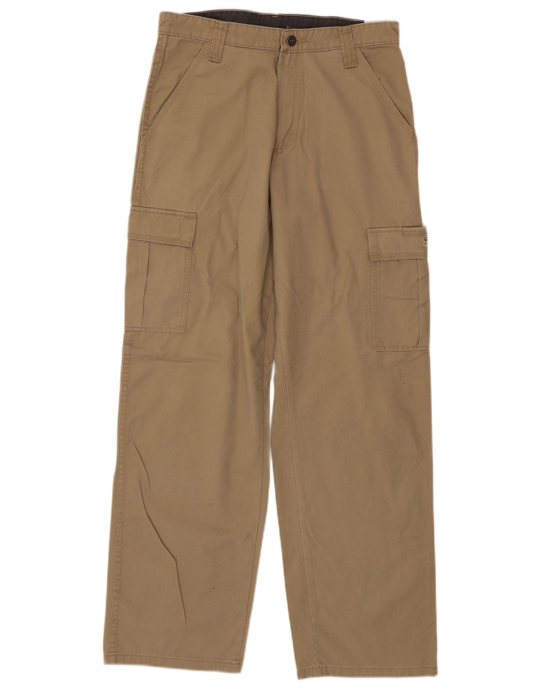 Wrangler Straight Cargo Bukser til mænd W30 L32 Beige Bomuld