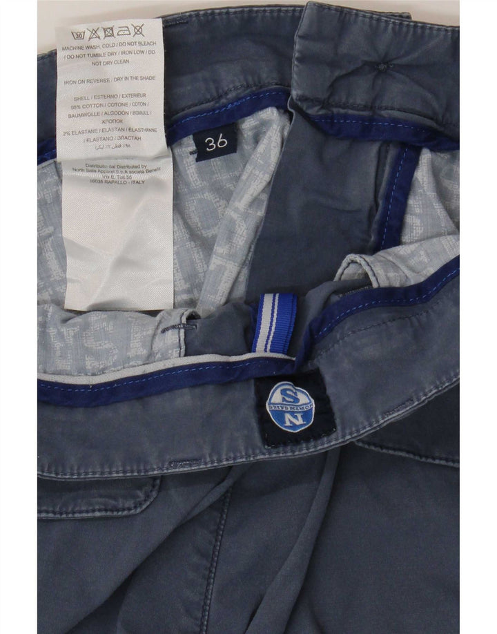 North Sails Herre Cargo Shorts W36 Large Navy Blue Cotton