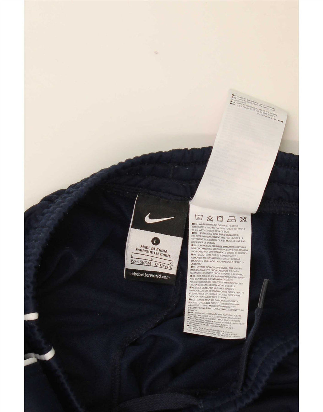Nike piger træningsbukser 12-13 år store marineblå polyester