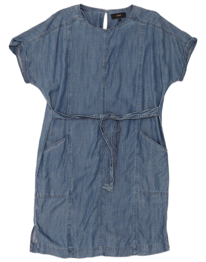 Næste Dame Oversized Denim Kjole UK 12 Medium Blue Lyocell