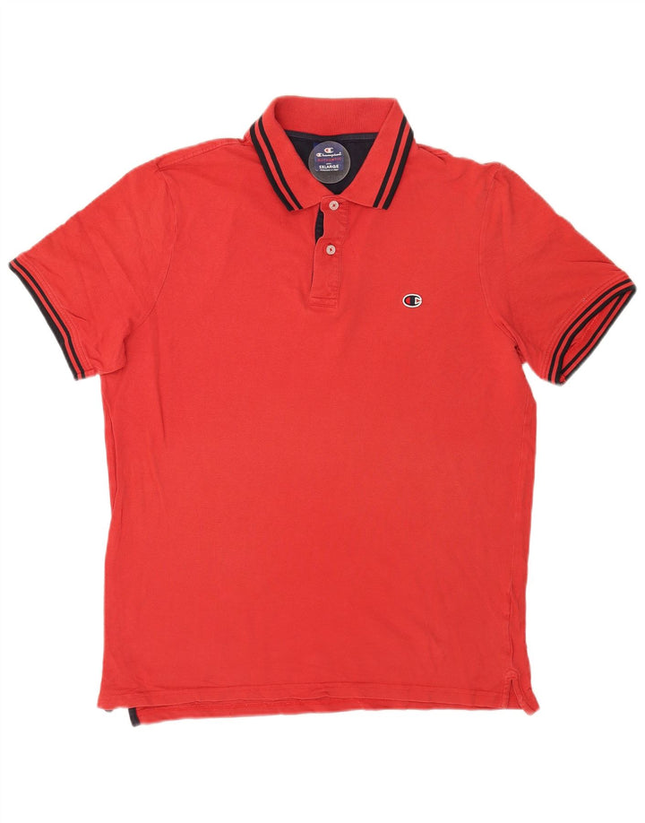 Champion Herre Polo Shirt 2XL Rød