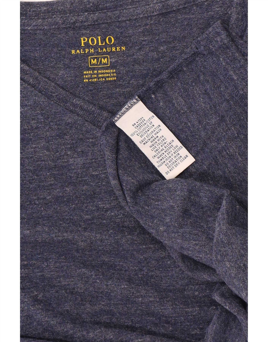 Polo Ralph Lauren Herre Top Langærmet Medium Navy Blue Bomuld