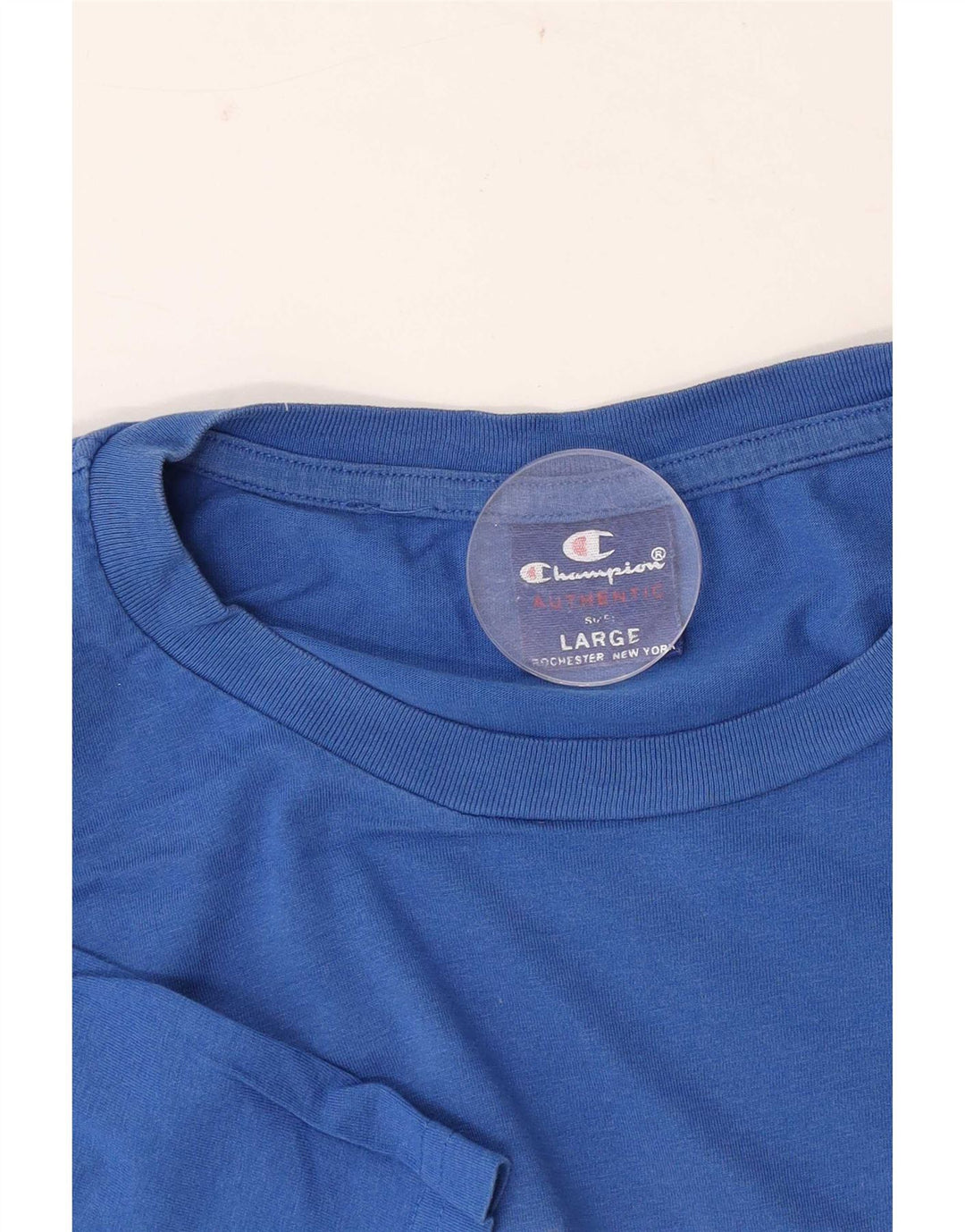 Champion Herre Grafisk T-Shirt Top Stor Blå