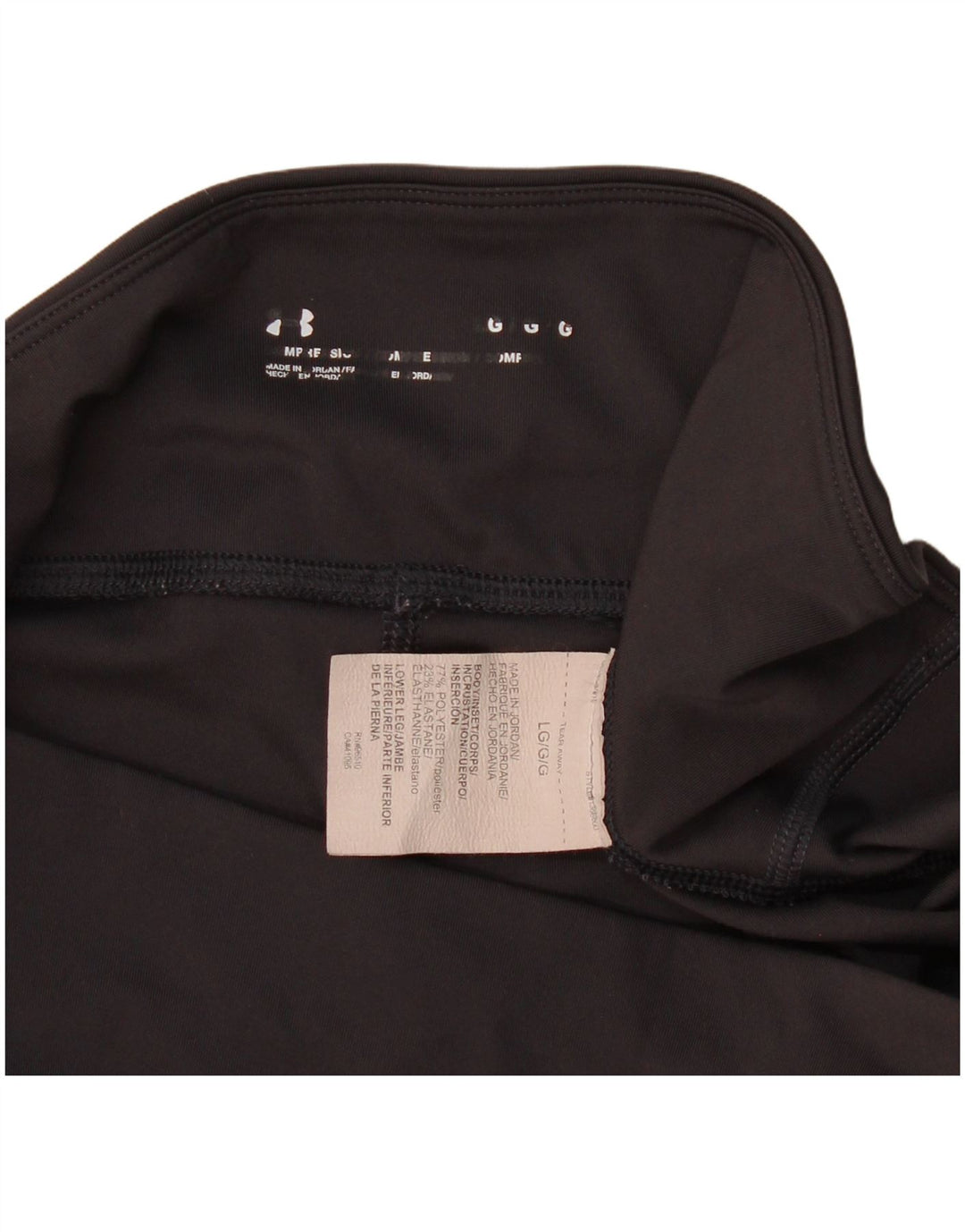 Under Armour Grafiske Leggings til kvinder UK 14 Stor sort farveblok