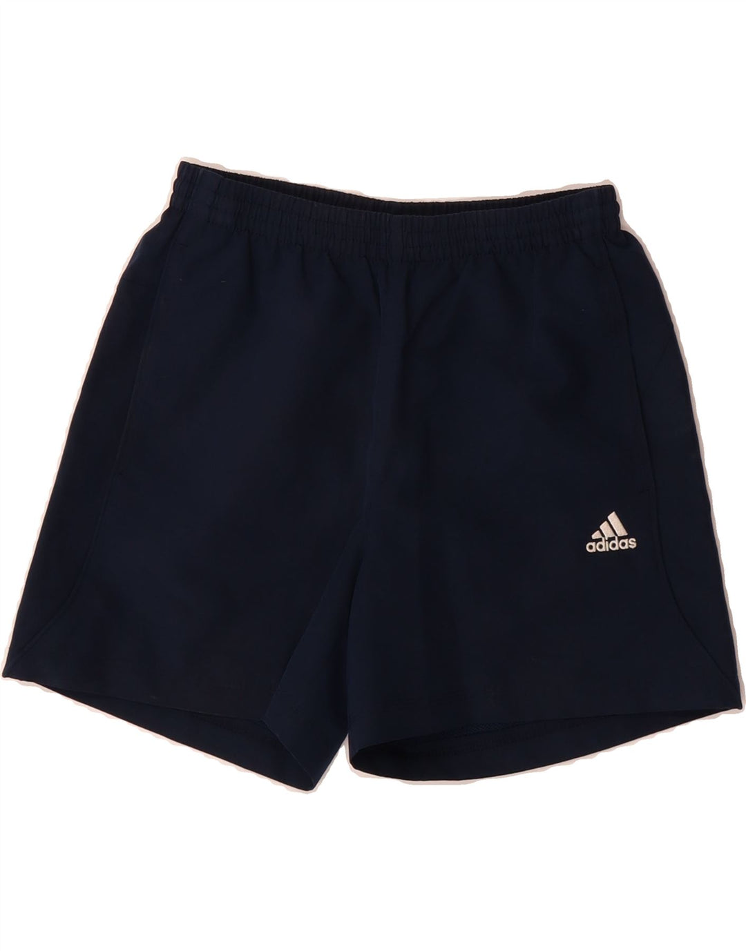ADIDAS Boys Climalite Sport Shorts 11-12 Years Navy Blue Polyester Vintage Adidas and Second-Hand Adidas from Messina Hembry 