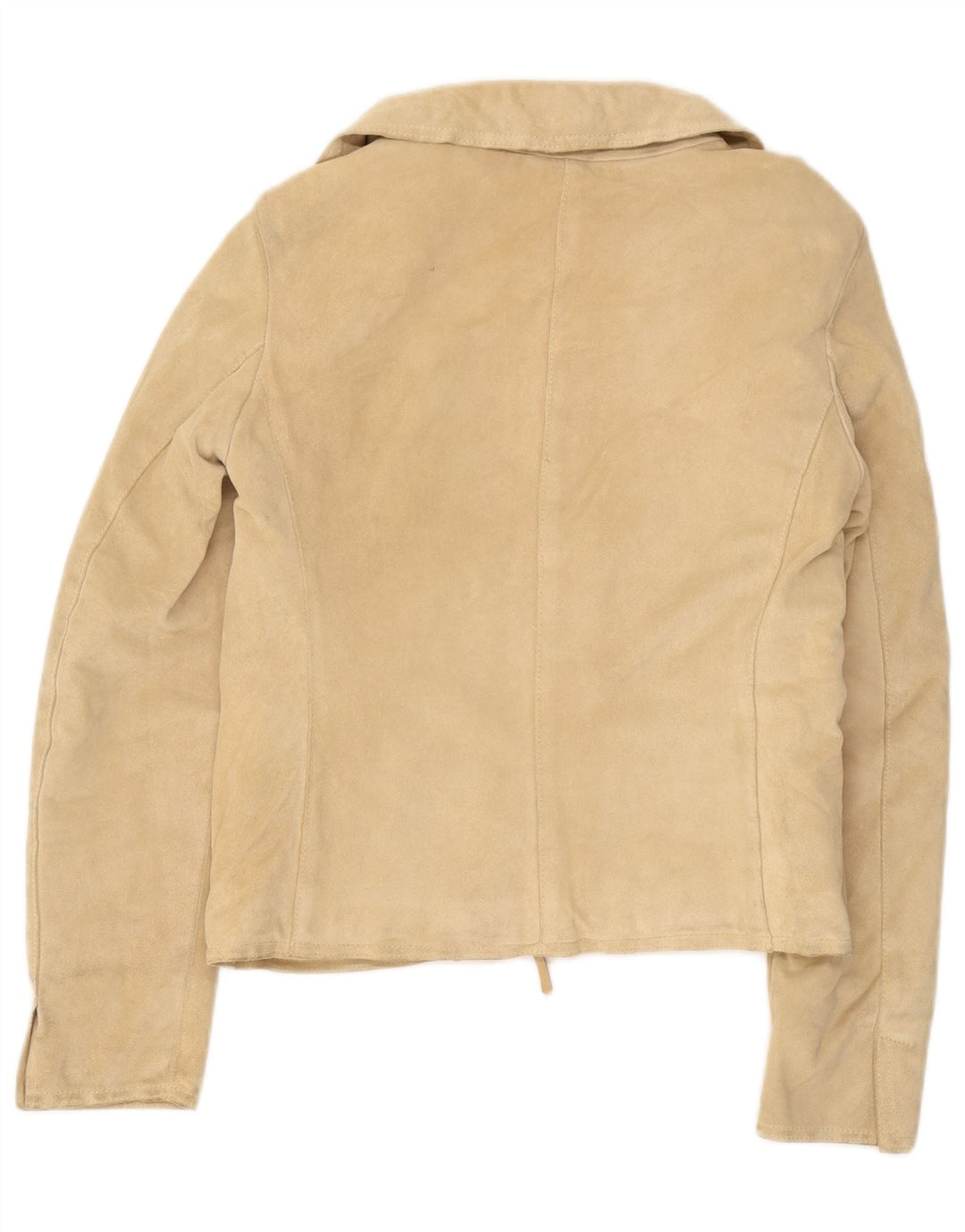 Bruno Verri Dame Ruskindsjakke IT 42 Medium Beige Læder