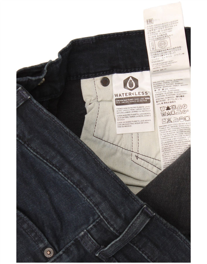 Levi's Slim Jeans til mænd W38 L30 Marineblå bomuld