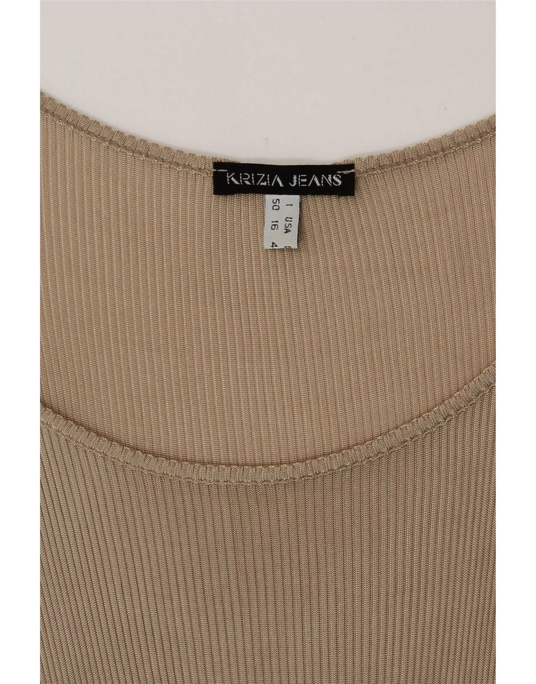 Krizia Damevest Top UK 20 2XL Beige