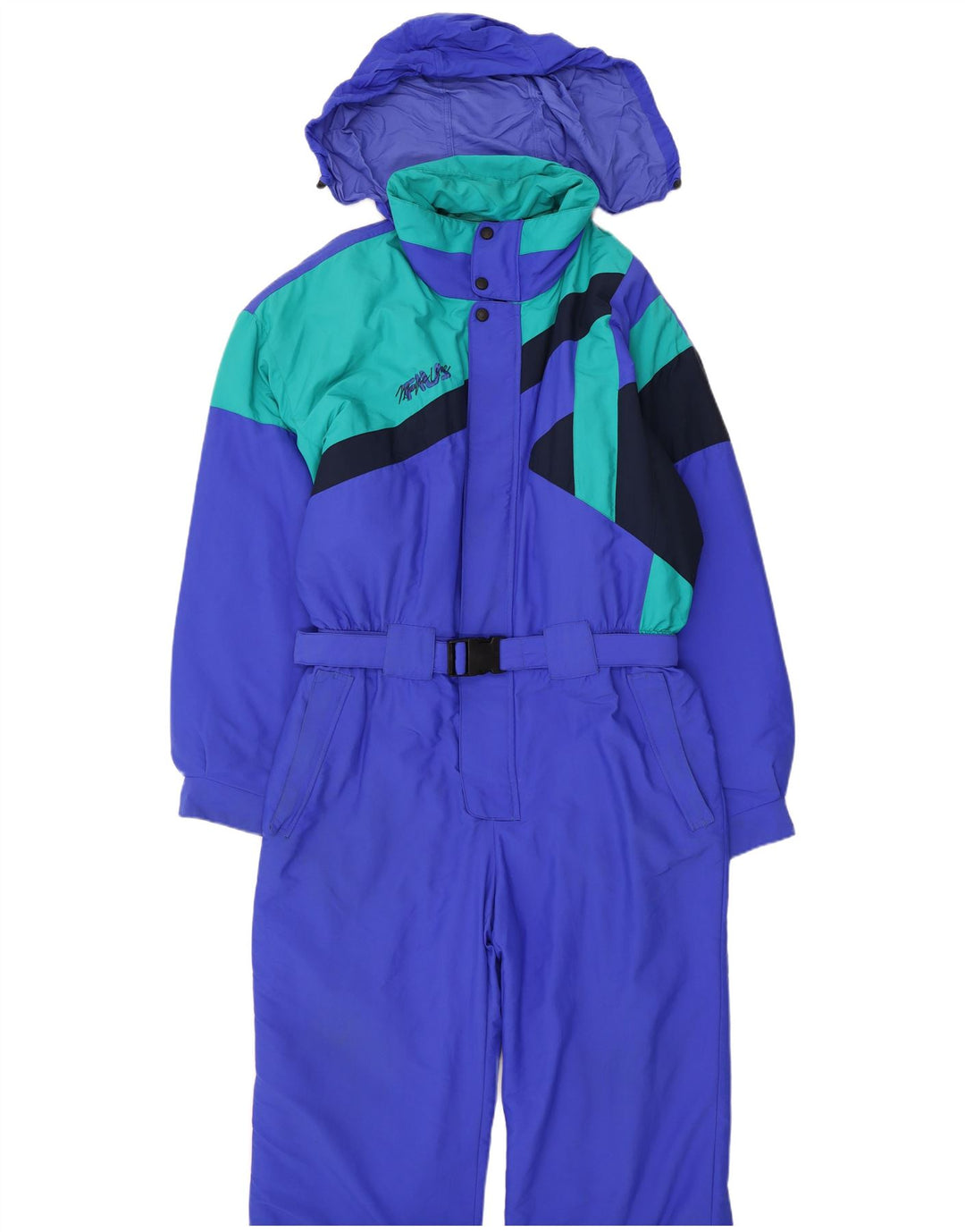 Fila Ski Jumpsuit med hætte til mænd IT 54 XL Blå Colourblock Polyamid