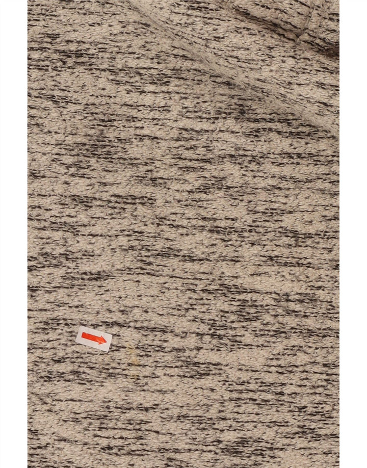 WEIRD FISH Hættetrøje til mænd, lille grå flækket