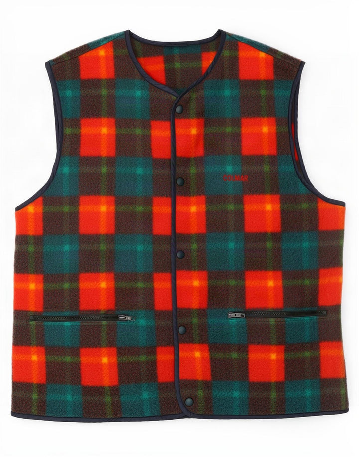 Colmar Herre Fleece Gilet IT 50 Medium Flerfarvet Patchwork