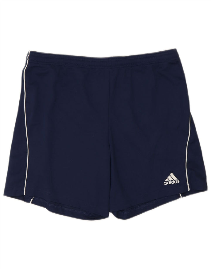 ADIDAS drenge Climalite sportshorts 13-14 år marineblå polyester