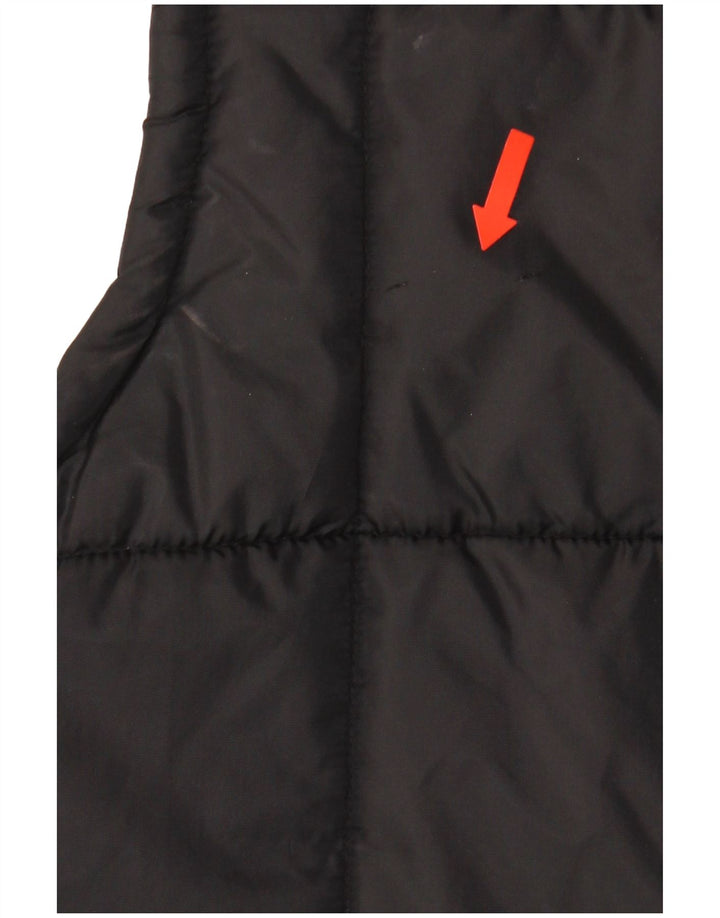 St. Bernard Dame Polstret Gilet UK 14 Large Black Nylon