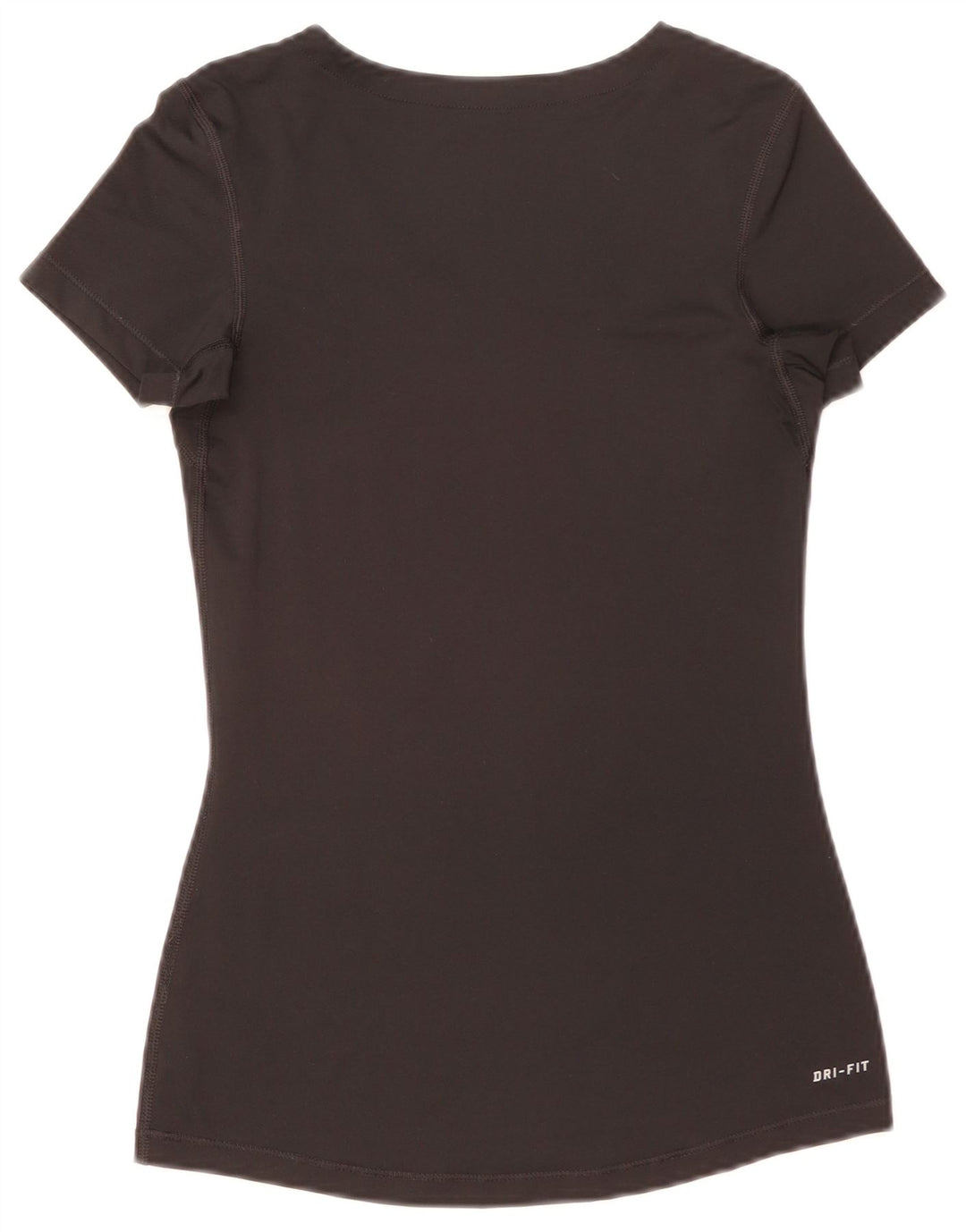 Nike Dame Dri Fit T-Shirt Top UK 8 Lille Sort