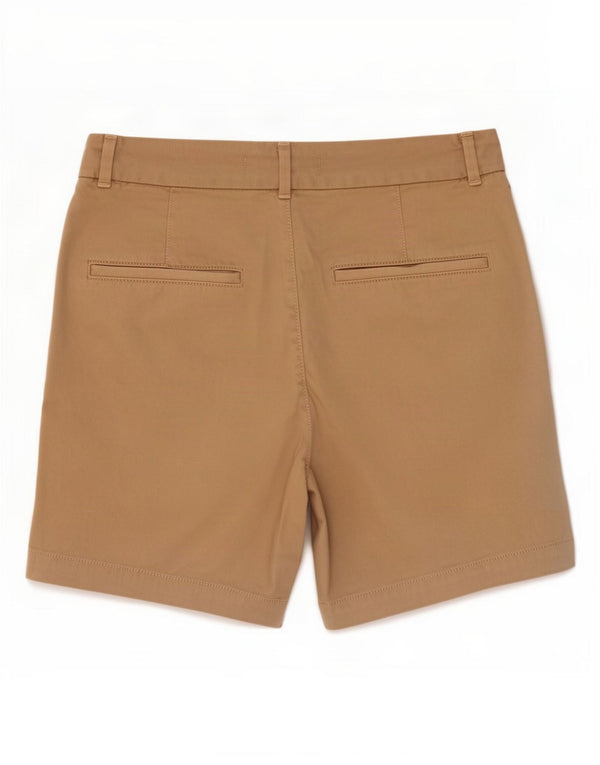 Marks & Spencer Womens Chino Shorts UK 8 Small W30 Beige Cotton
