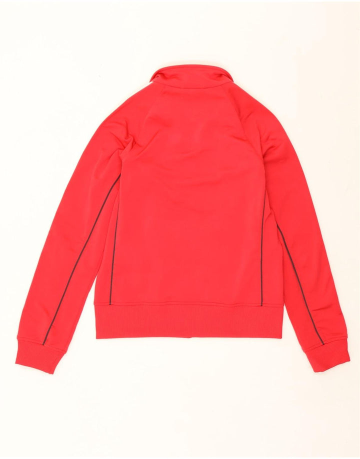 Adidas træningsdragt topjakke til kvinder UK 14 Medium rød polyester
