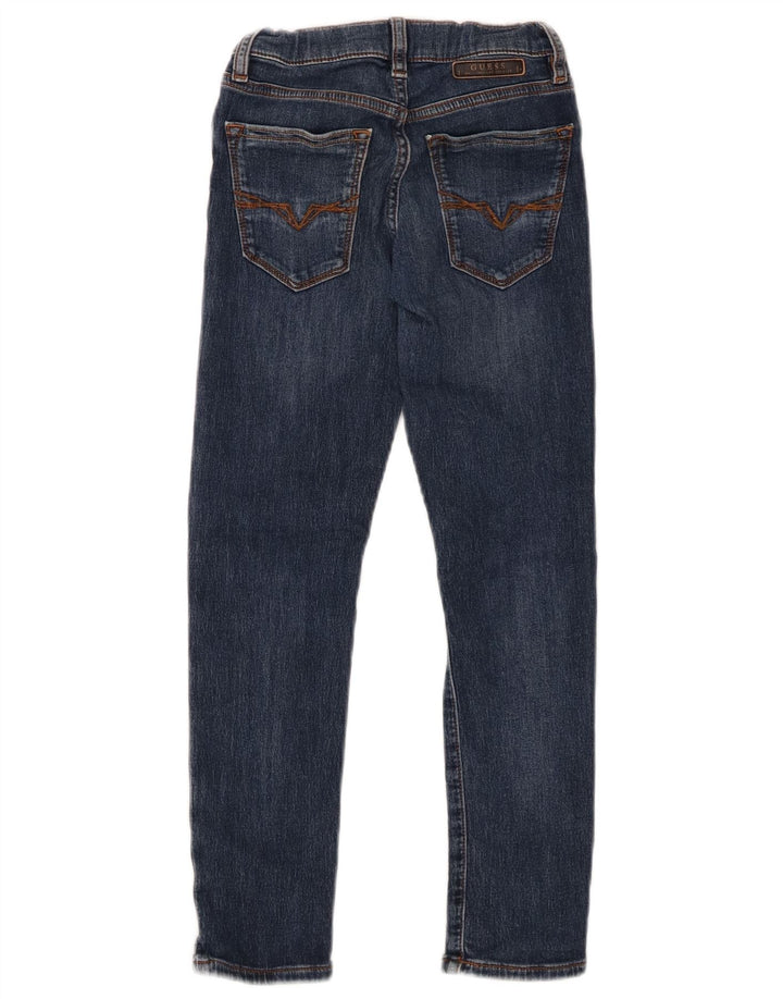 GUESS Boys Slim Jeans 7-8 Years W24 L22 Navy Blue