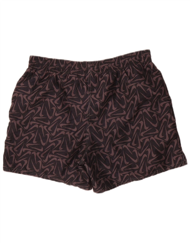 Nike grafiske sportsshorts til mænd mellem sort polyester
