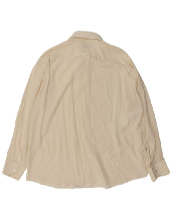 PANCALDI & B Mens Shirt Size 43 17 XL Off White