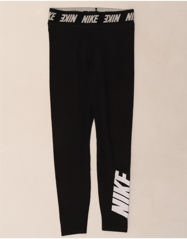 Nike Grafiske Leggings til kvinder UK 12 Medium Sort