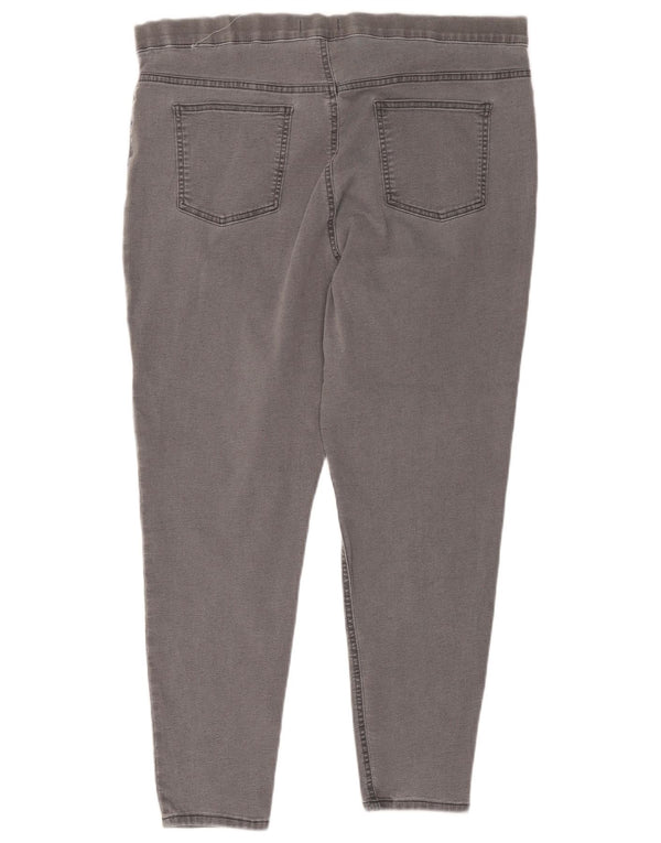 Marks & Spencer Dame Jegging Jeans UK 20 2XL W38 L26 Grå Bomuld