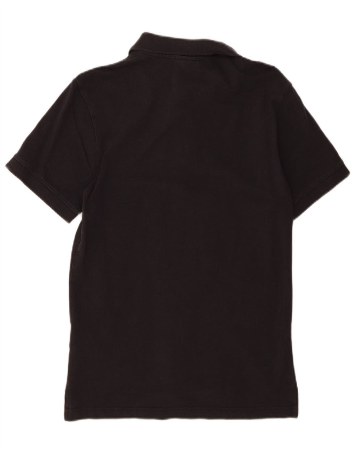 NIKE Mens Polo Shirt XS Black Cotton