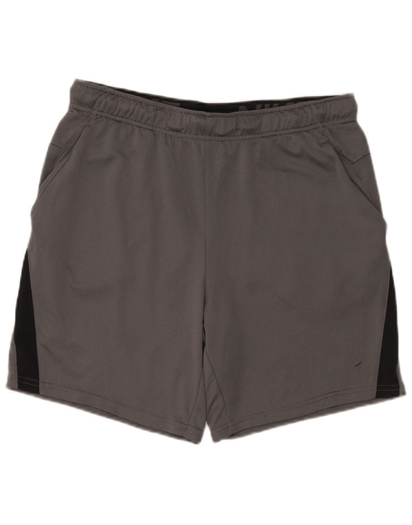 Nike Herre Dri Fit Standard Sportsshorts Store Grå Colourblock Polyester