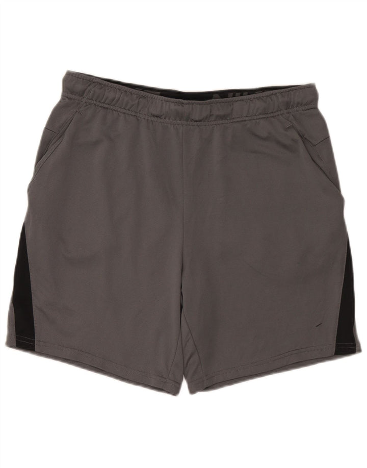Nike Herre Dri Fit Standard Sportsshorts Store Grå Colourblock Polyester