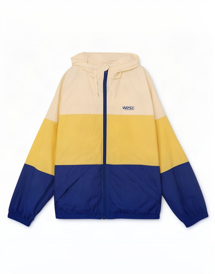 Wesc Herre Hooded Bomber Jacket UK 38 Medium Flerfarvet Colourblock