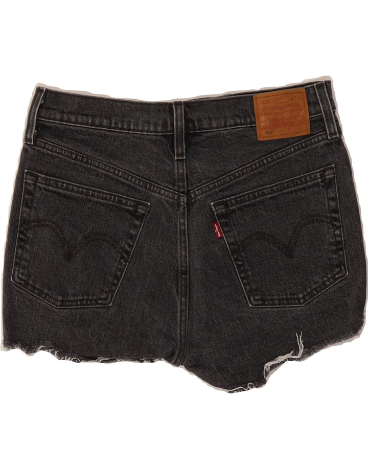 LEVI'S Womens 501 Denim Shorts W27 Small  Grey Cotton Vintage Levi's and Second-Hand Levi's from Messina Hembry 
