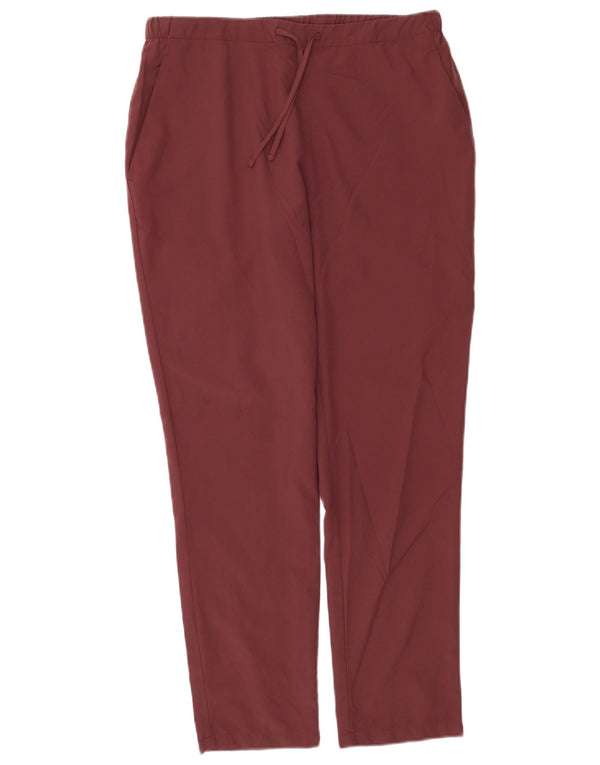 Rohan Dame Slim High Waist Bukser UK 12 Medium W32 L29 Burgundy