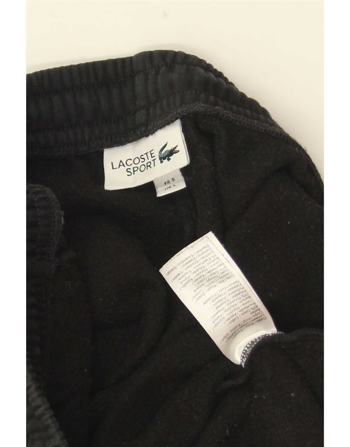 Lacoste Herre træningsdragt Bukser Joggers Størrelse 5 Large Sort Bomuld