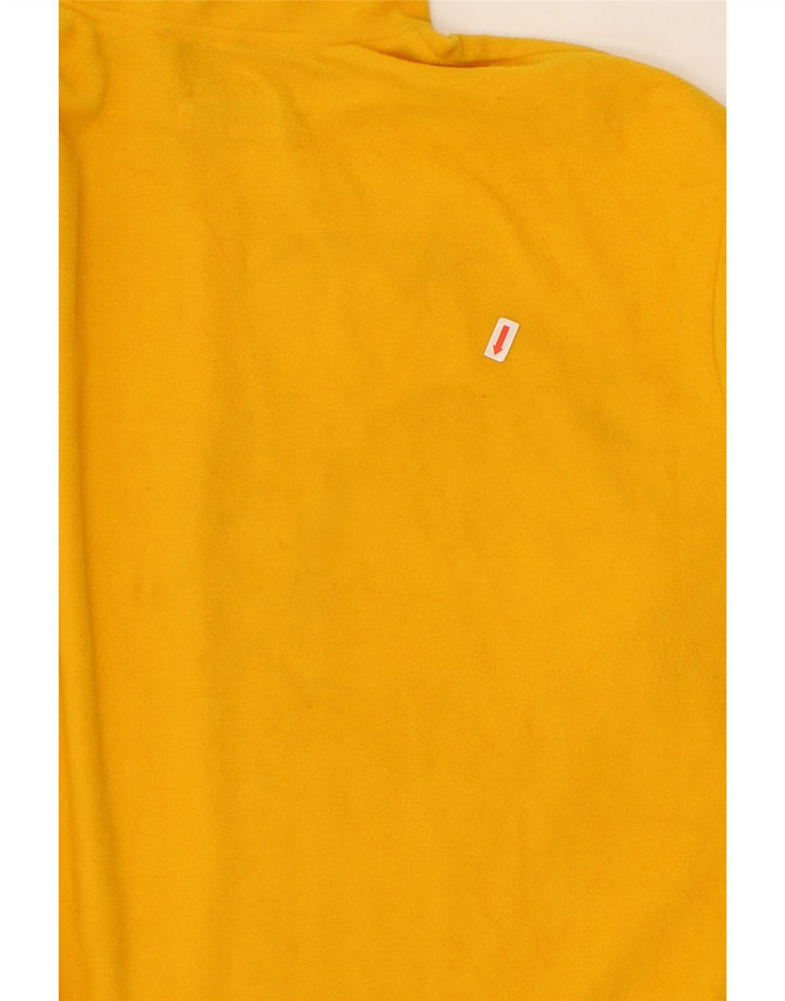 INVICTA Mens Zip Neck Fleece Jumper XL Yellow Polyester Vintage Invicta and Second-Hand Invicta from Messina Hembry 