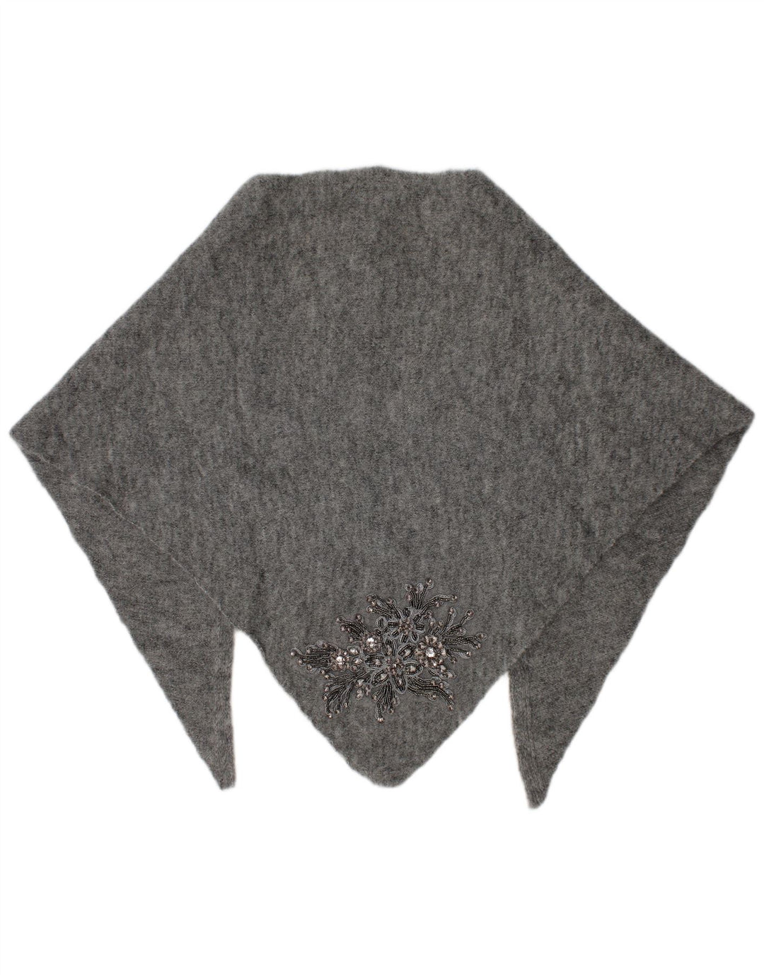 Zara Damestrik Sjal Medium Grey Akryl