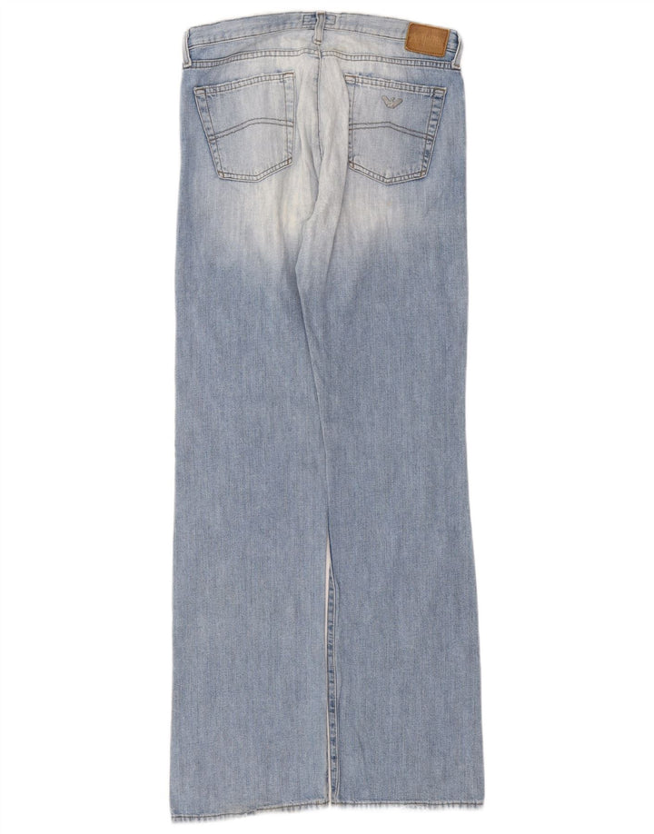 Armani Dame Bootcut Jeans W29 L32 Blå Bomuld