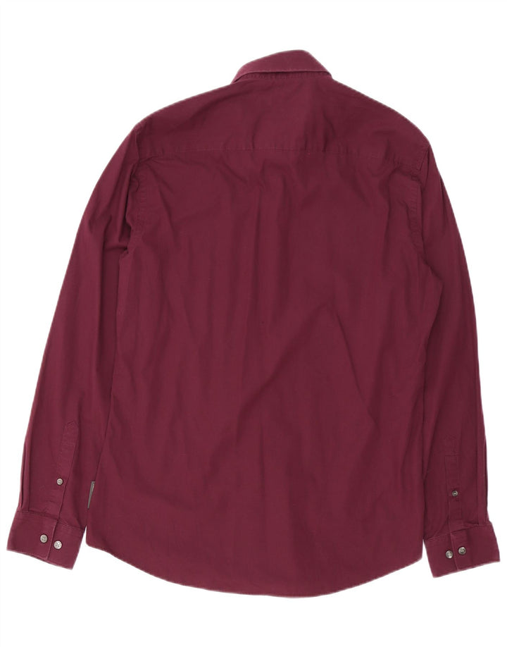 FRENCH CONNECTION Herreskjorte Medium Bourgogne Bomuld