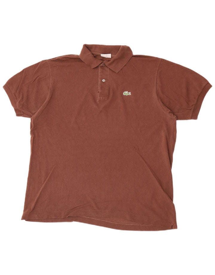 Lacoste Herre poloskjorte str. 5 Stor brun bomuld